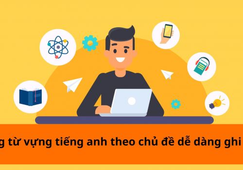 Bảng từ vựng tiếng anh theo chủ đề dễ dàng ghi nhớ