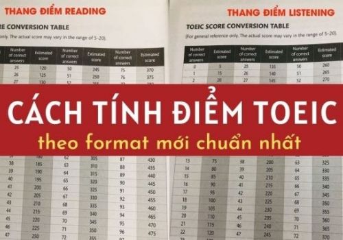 Cách tính điểm TOEIC chuẩn xác nhất theo format mới