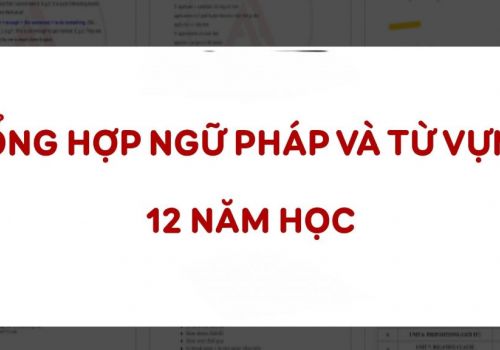 Tất cả ngữ pháp tiếng anh cơ bản từ A đến Z