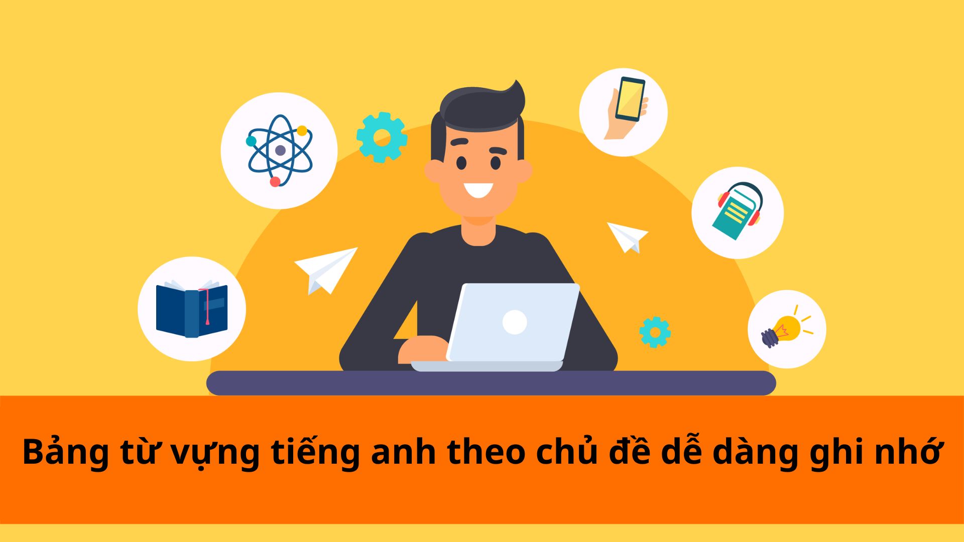 Peach and Blue Illustration English Class Education Video Presentation (15)